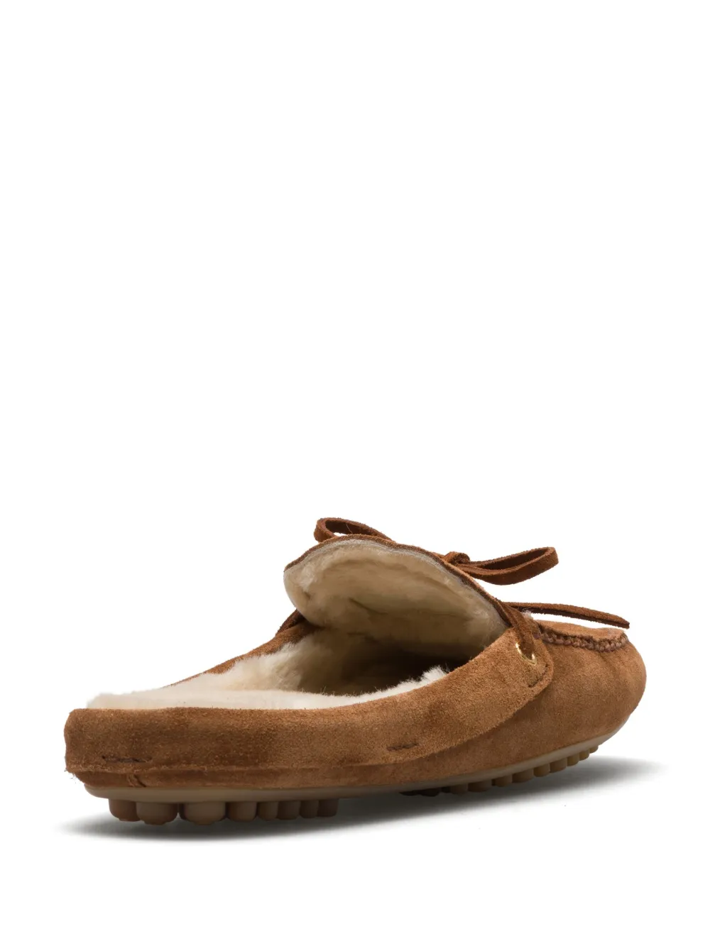 Слиперы на шнуровке Car Shoe, коричневый — фото 3