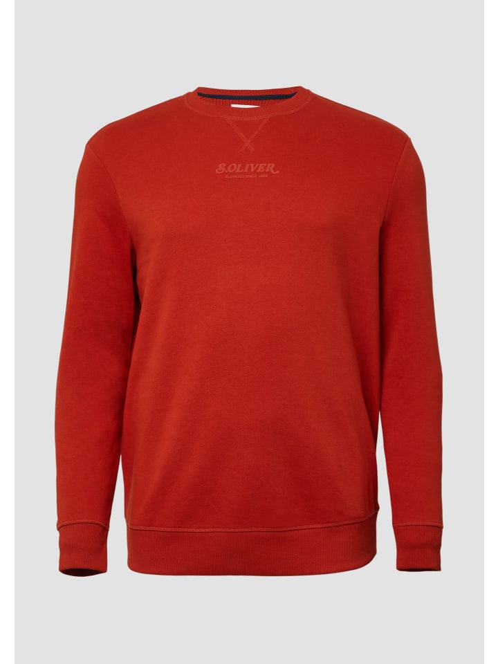 

Толстовка цвета 35D1_маково-красный s.Oliver