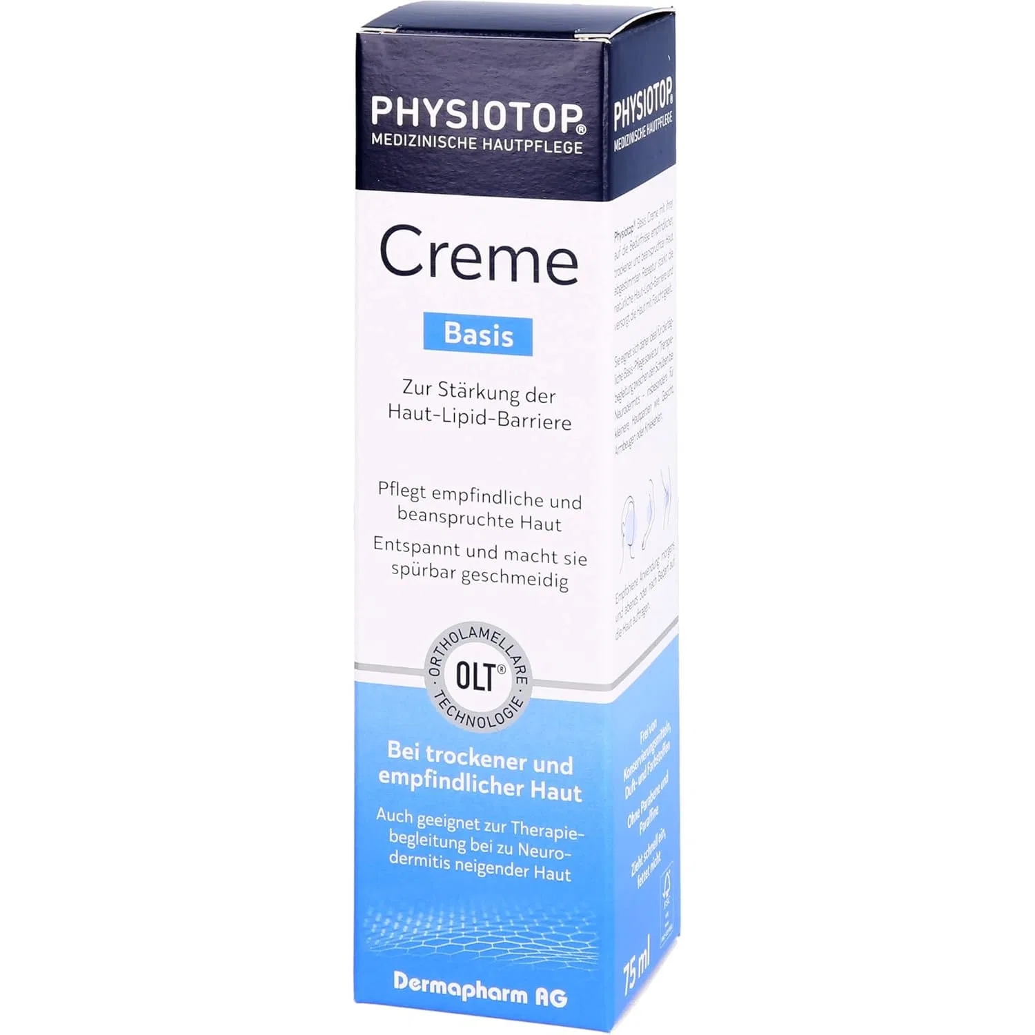 Крем для лица Cloderm — Для укрепления липидного барьера кожи Physiotop Basis Cream, 75 мл — фото 4