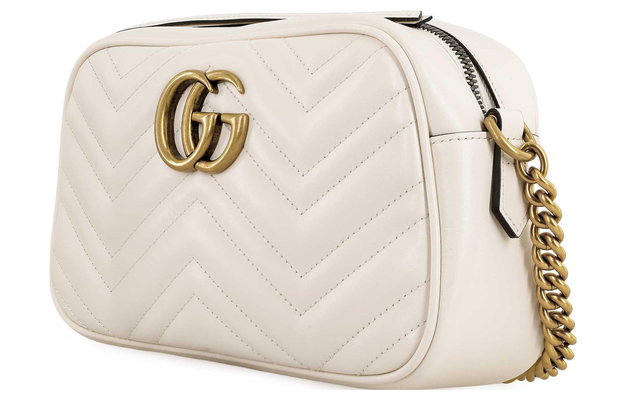 Сумка Gucci GG Marmont из стеганой кожи — фото 3