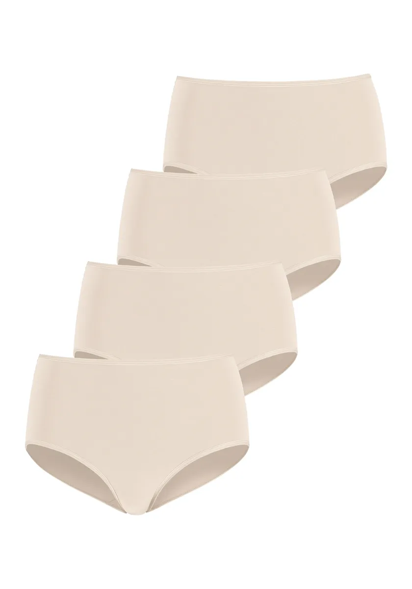 

Трусики LASCANA (4 шт.) из эластичного хлопка, цвет Champagner