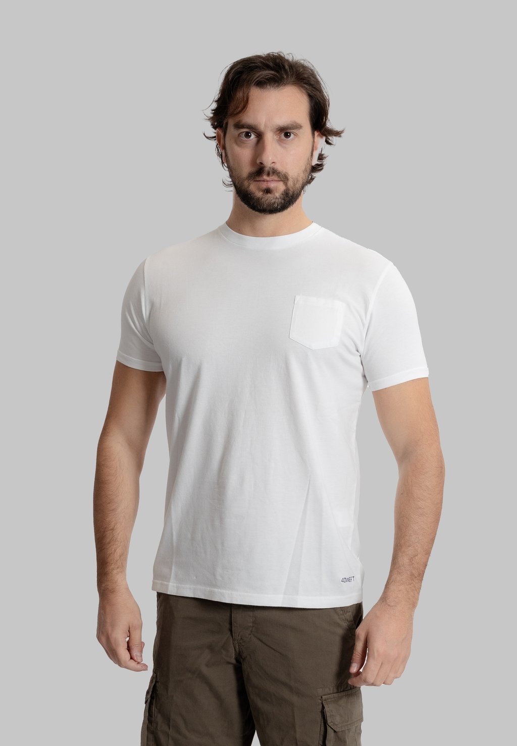

Базовая футболка FREDERIC 40 Weft, белый