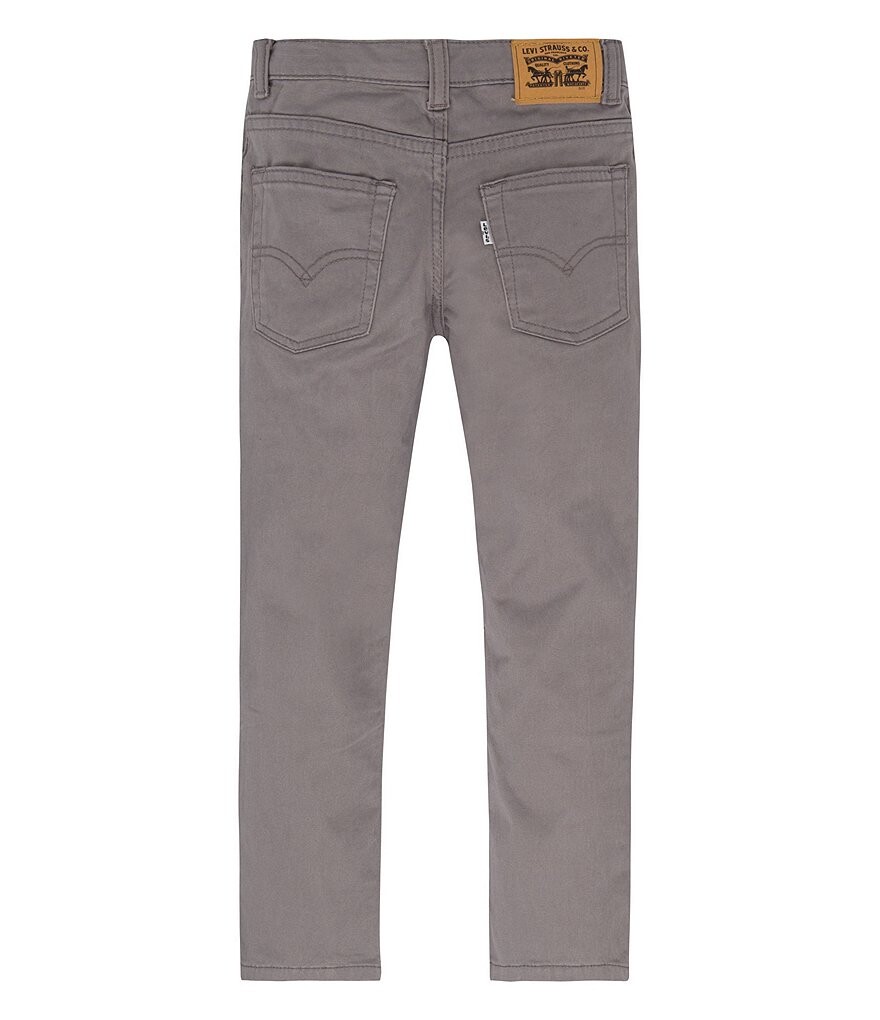 

Замшевые брюки узкого кроя Levi's Little Boys 2T-7X 511, серый