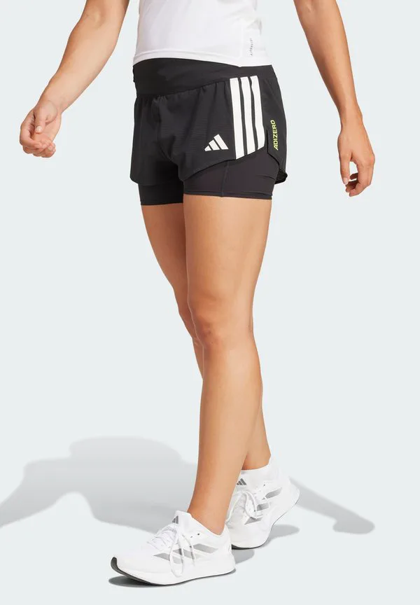 Adizero 2in1 шорты 2в1 с гелевым карманом Adidas Performance, Black