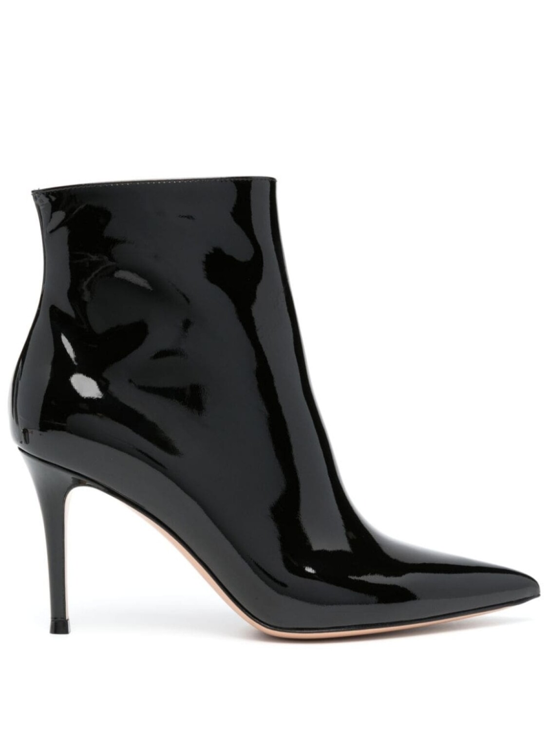 

Gianvito Rossi лакированные ботильоны, черный