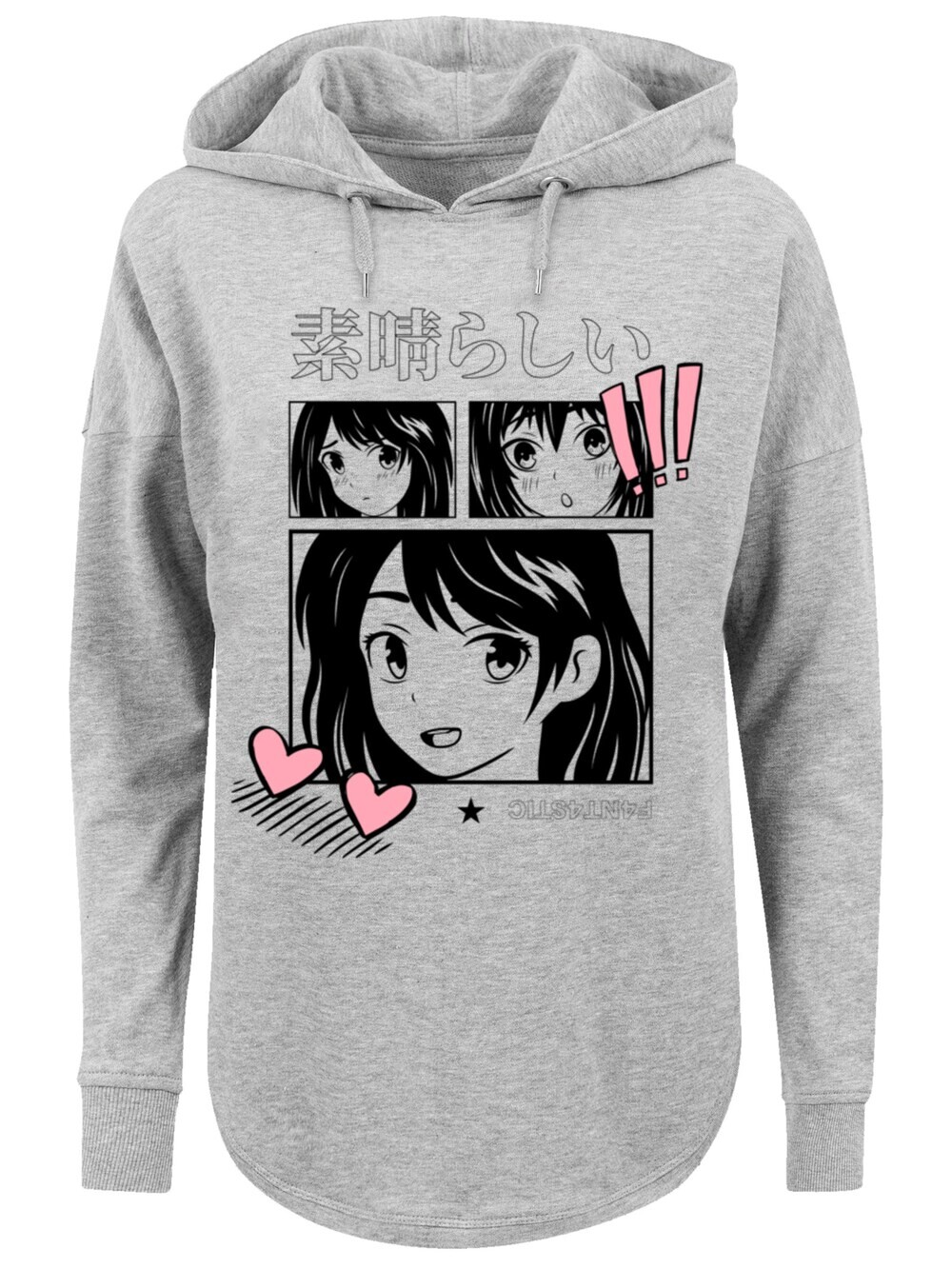 

Толстовка F4Nt4Stic Manga Anime, серый