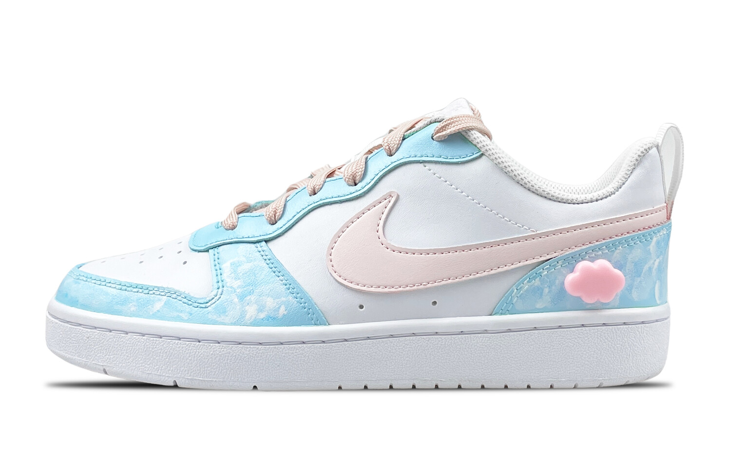 

Кроссовки Nike Court Borough Skateboarding Shoes Women's Low-top Pink, синий