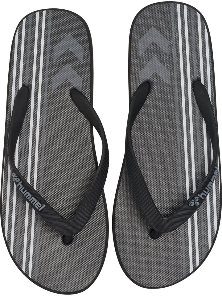 Шлепанцы Hummel Flipflop Multi Stripe Erwachsene, черный