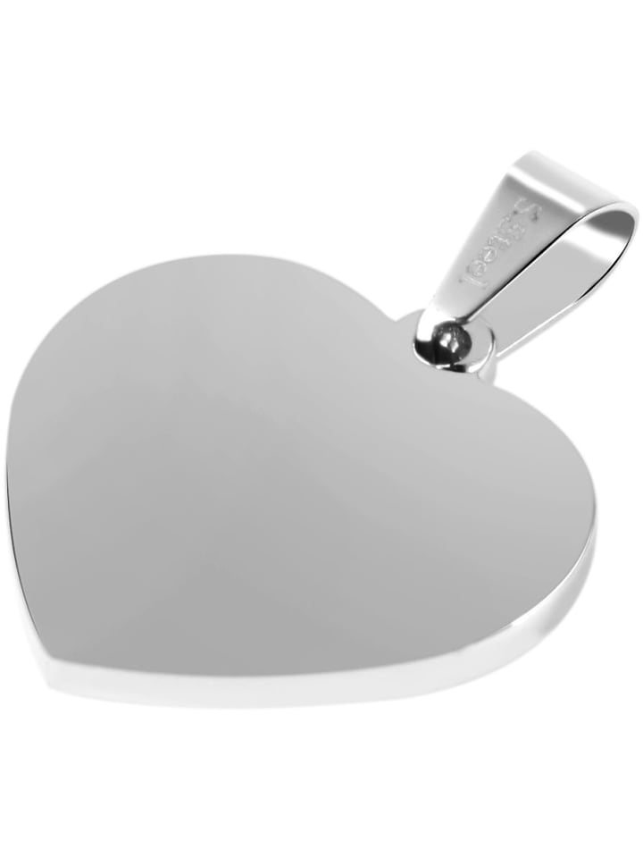 

Adeliás Женский кулон - Сердце. Кулон в форме сердца из нержавеющей стали серебристого цвета