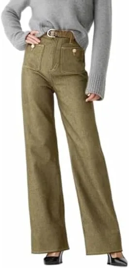 

Брюки Sailor с широкими штанинами и эффектом контроля живота XSSM