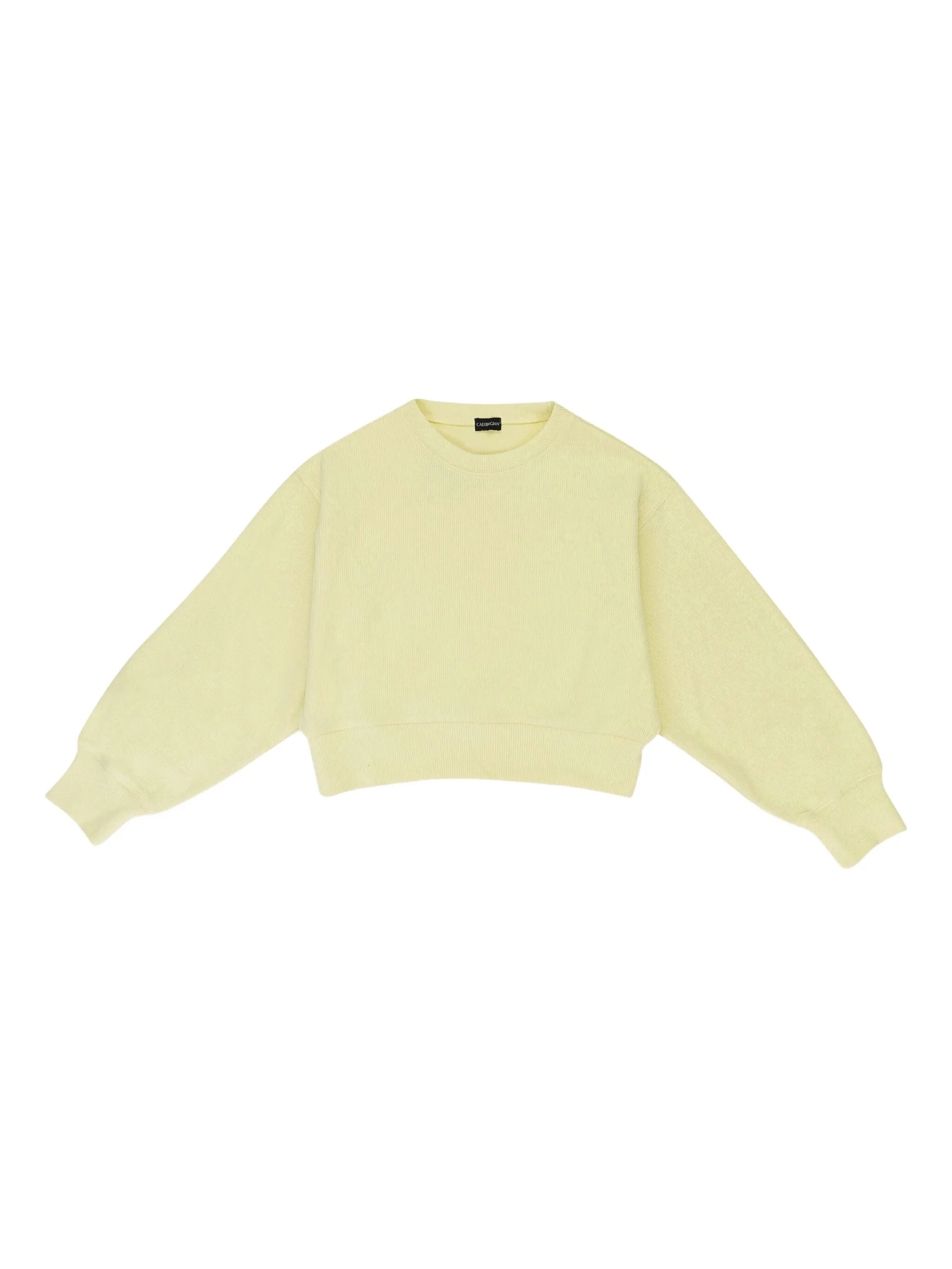 

Укороченный свитер Callipygian, желтый