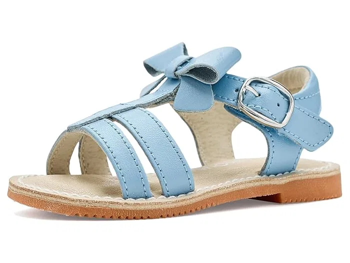 Сандалии с бантом Janie L'Amour Shoes Kids, Neutral White — фото 2