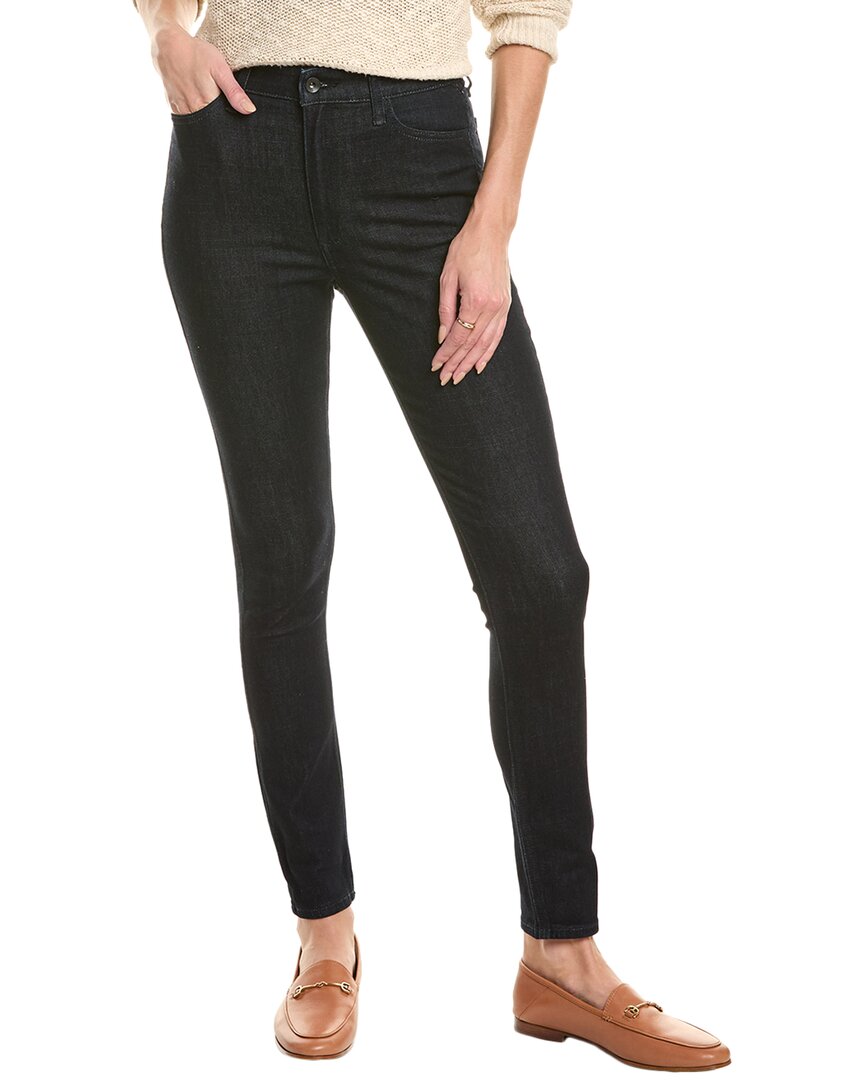 

Rag & bone Tina Rinse узкие джинсы с высокой посадкой, синий