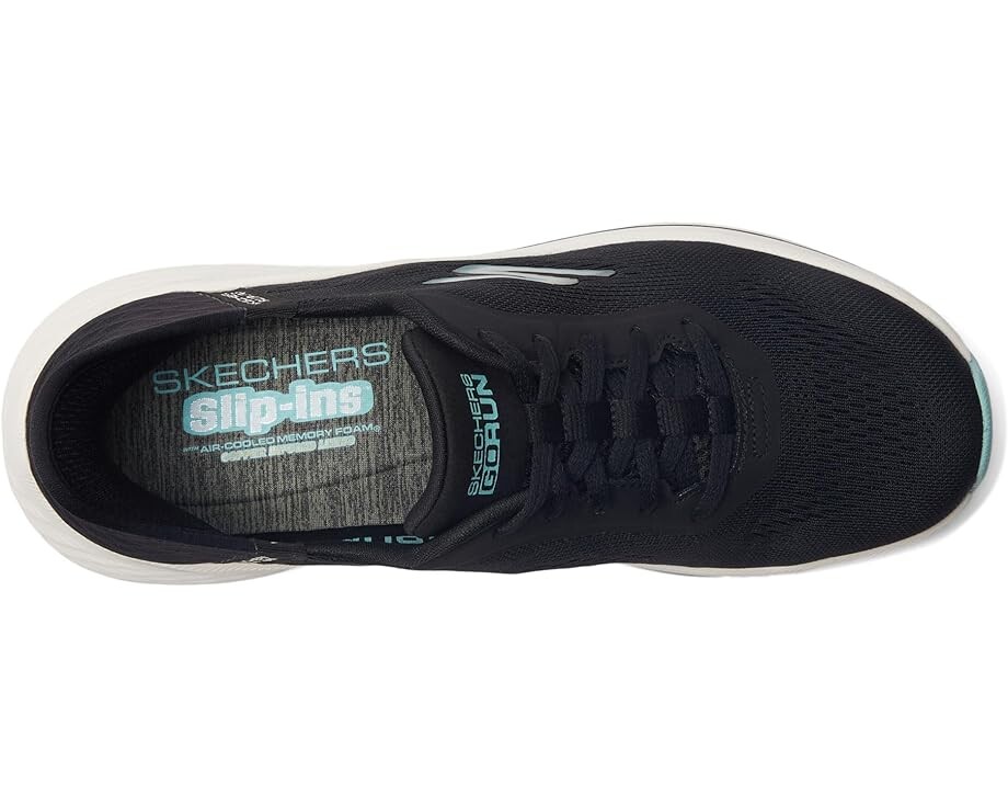 Кроссовки SKECHERS Max Cushioning Elite 2.0 Vanish Hands Free Slip-Ins, цвет Black/Blue — фото 2