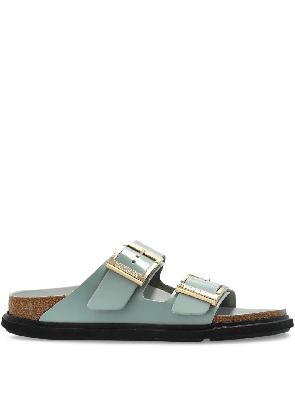 Сандалии Arizona с пряжками BIRKENSTOCK, зеленый