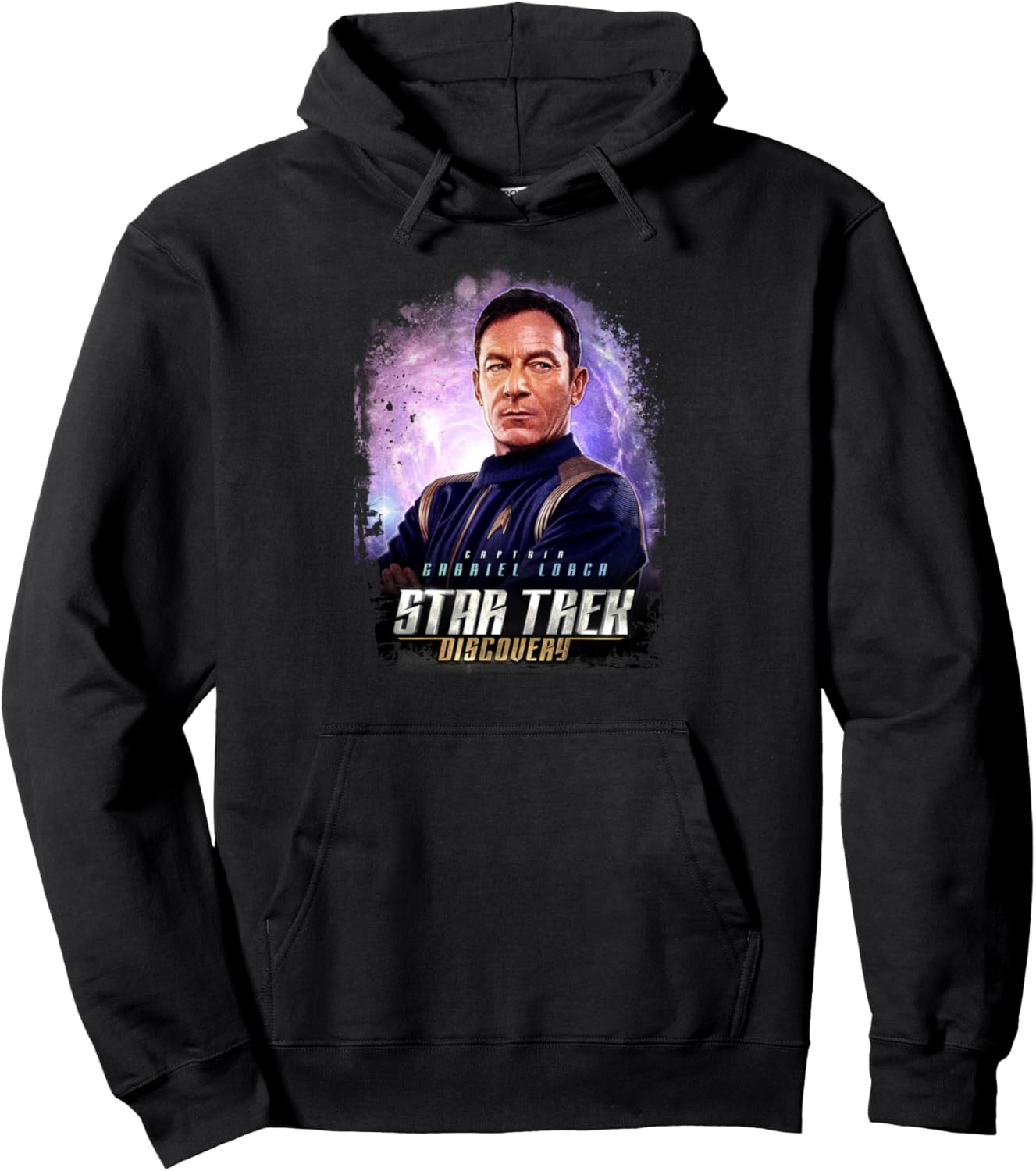

Толстовка Star Trek Discovery Captain Lorca Space Glow Hoodie, черный