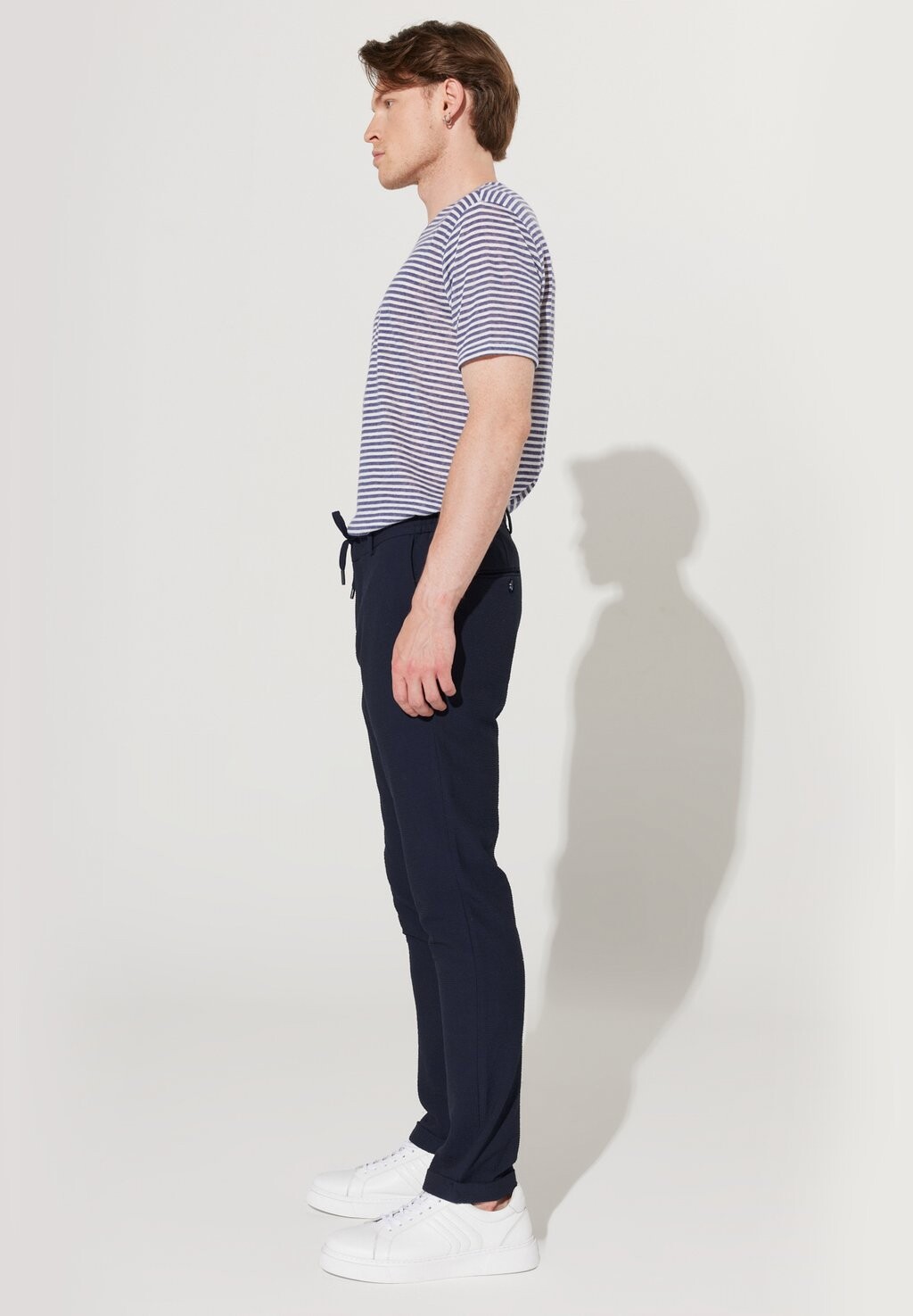

Чиносы Slim Fit AC&CO / ALTINYILDIZ CLASSICS, темно-синий