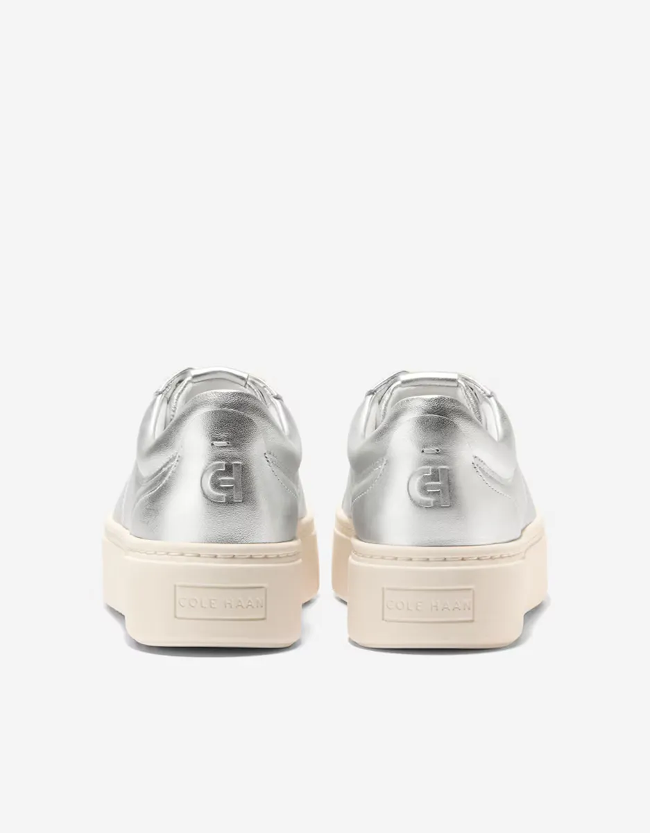 Женские кожаные кроссовки на платформе и мягкой стельке Cole Haan — фото 2