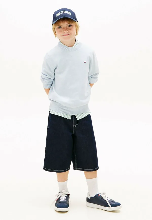 Незаменимый джемпер с круглым вырезом Tommy Hilfiger, Sweet Blue Htr