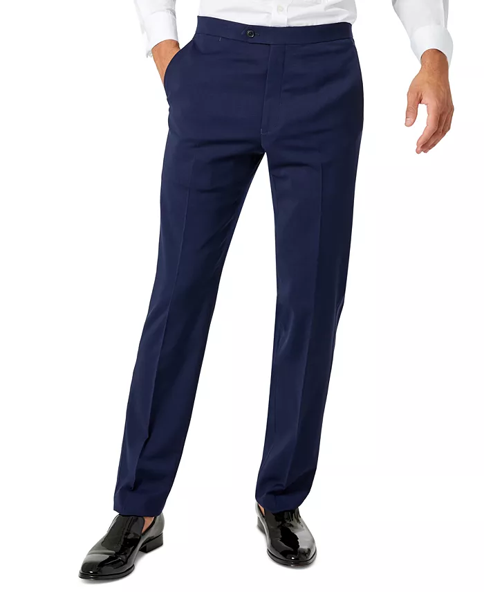 

Мужские классические брюки-смокинг Modern-Fit Flex Stretch черного цвета Tommy Hilfiger, синий