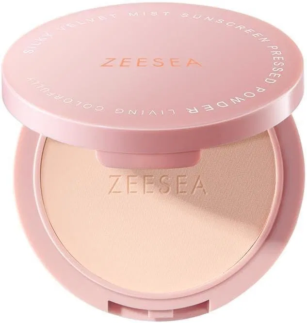 Пудра для лица солнцезащитная ZEESEA Velvet Sunscreen Powder SPF25, 8 г, оттенок 03 Nude