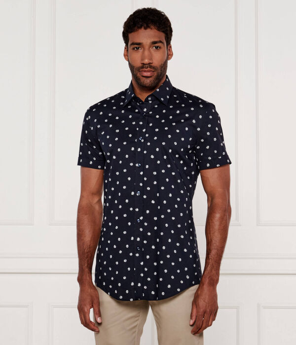 

Рубашка h-hank-ken-sh-c1 Slim fit Boss, синий