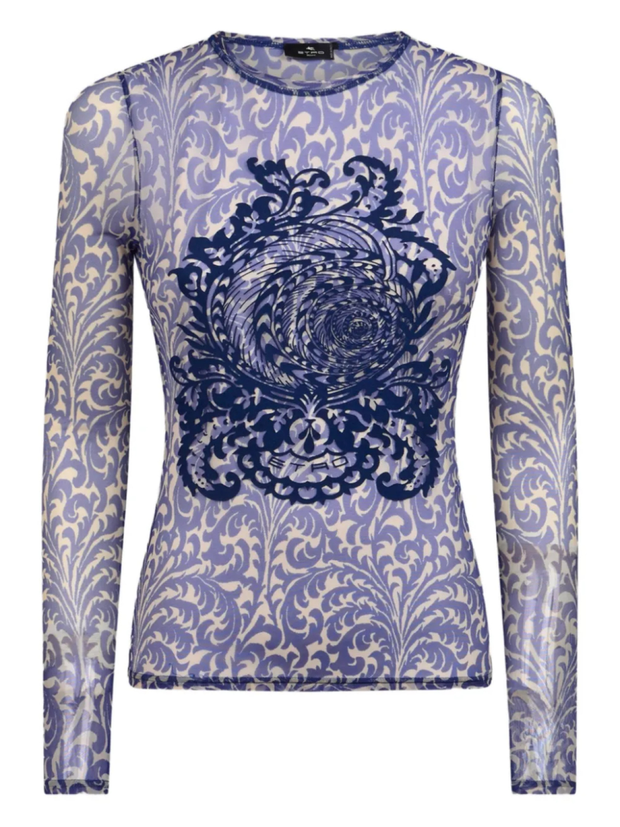

Футболка из тюля ETRO, синий