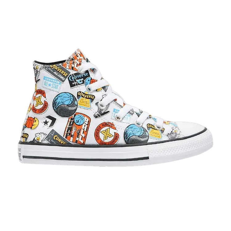 

Кроссовки Converse Chuck Taylor All Star High GS 'Jump Ball', белый