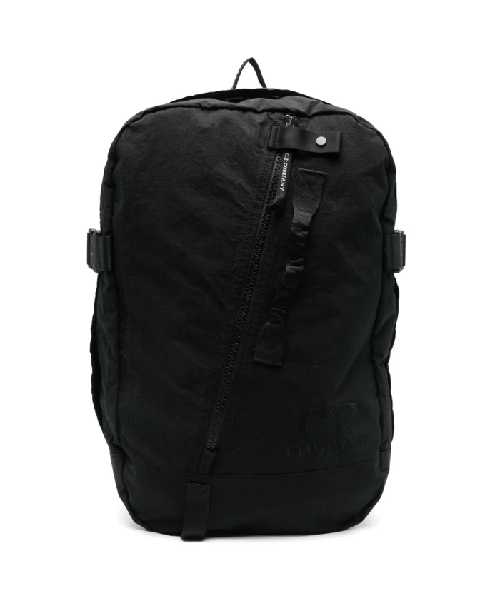

Черный рюкзак на молнии C.P. Company, черный
