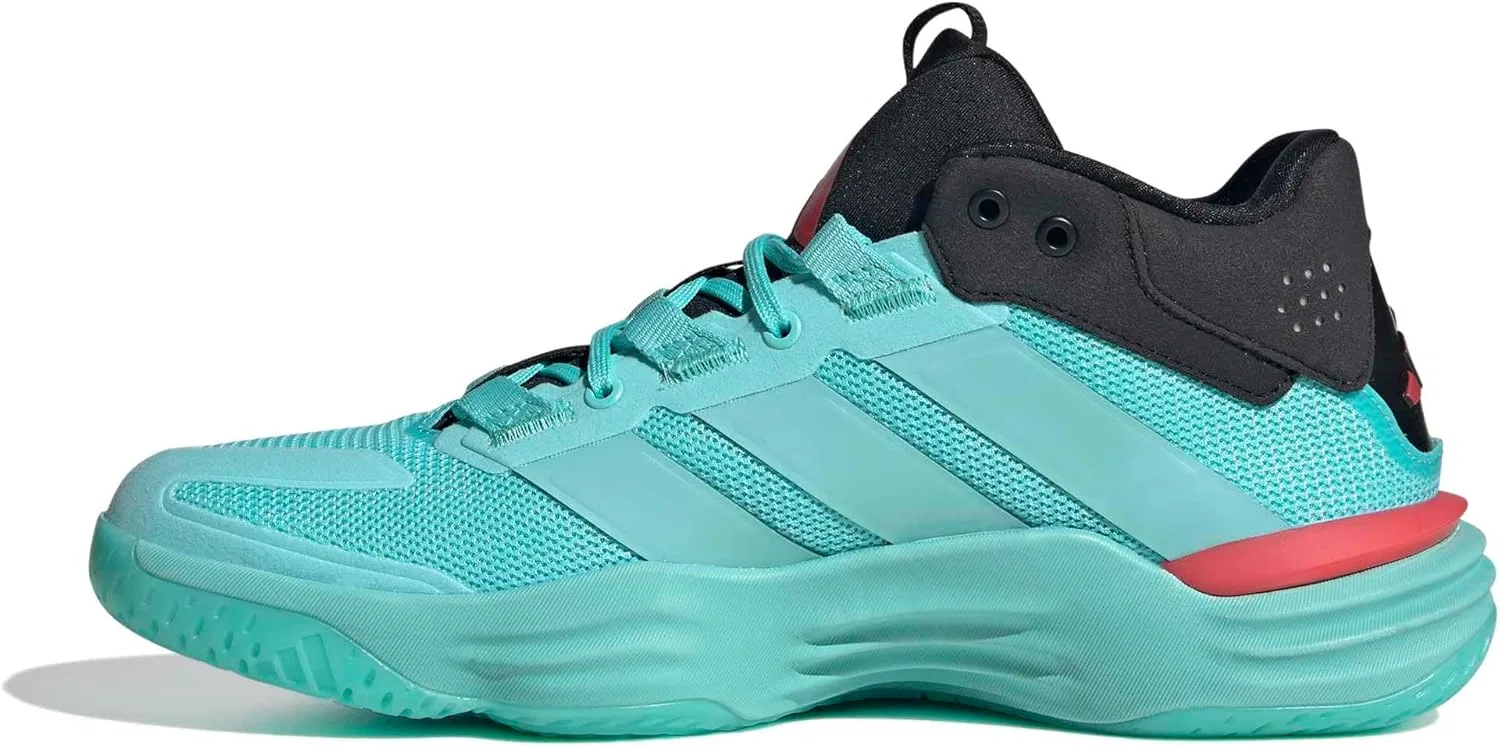 Мужские кроссовки Adidas Court Stable для игры в помещении, Flash Aqua Flash Aqua Semi Lucid Red