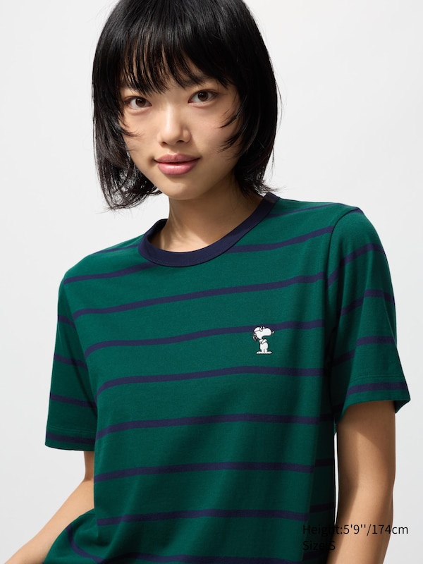 

Футболка UT с графикой Peanuts Uniqlo, 58 dark green, Зеленый, Футболка UT с графикой Peanuts Uniqlo, 58 dark green