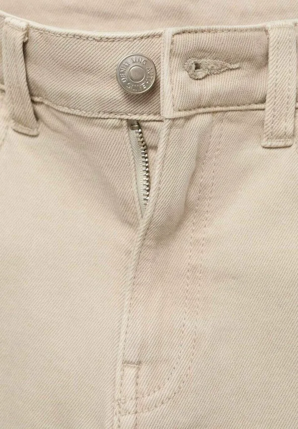 Узкие джинсы для подростков Mango Kids, Beige — фото 4