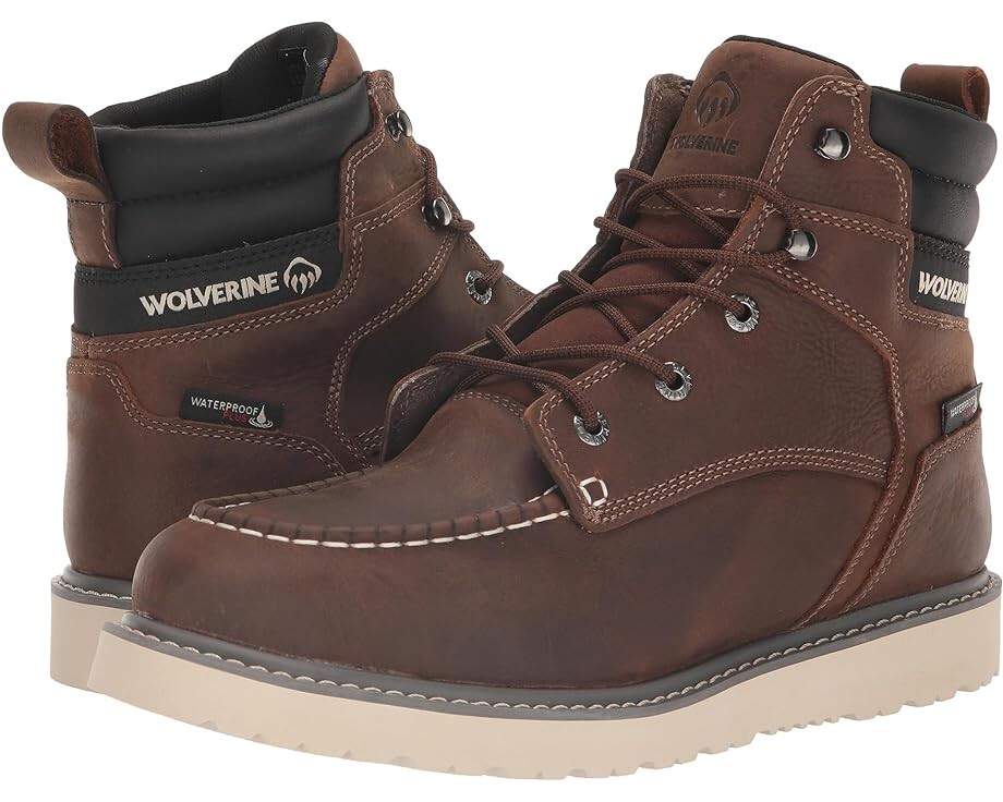 

Ботинки Wolverine Trade Wedge Waterproof 6", цвет Sudan Brown