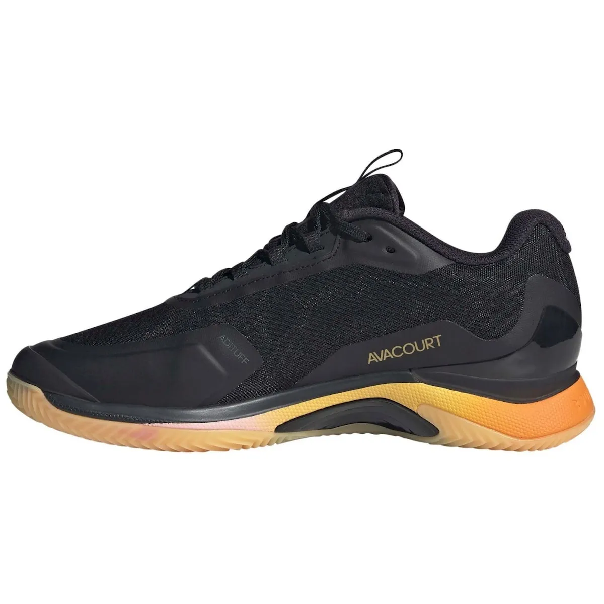 Adidas AVACOURT 2.0 CLAY женские теннисные кроссовки, черный/желтый — фото 3