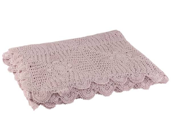 

Скатерть J-LINE Coup de Foudre, 135x200x135 см, розовый