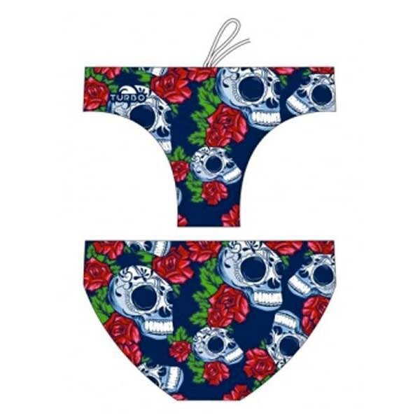 

Плавки Turbo Roses & Skulls, синий