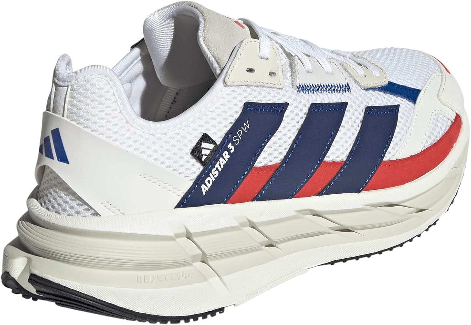 Мужские кроссовки Adidas Adistar 3, белый/синий/светло-белый — фото 3
