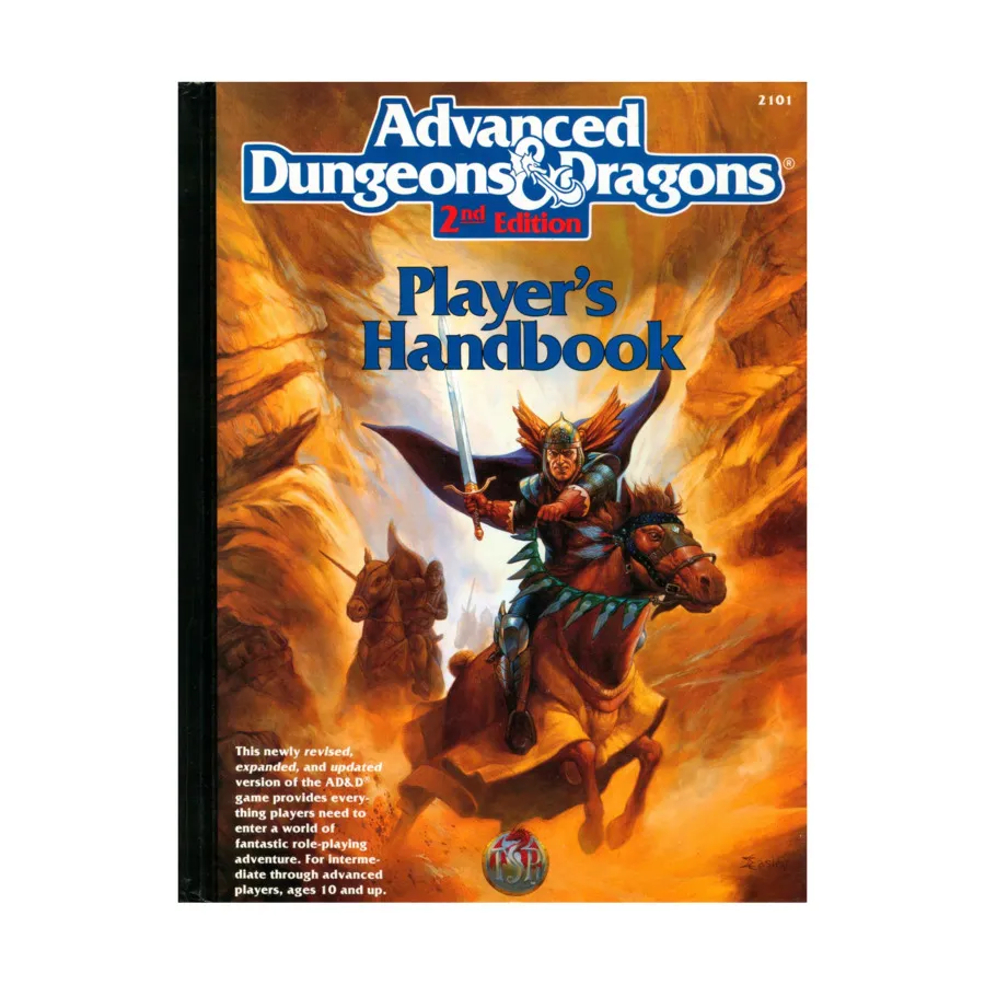 

Player's Handbook (11th Printing), Advanced Dungeons & Dragons (2nd Edition) - Player's Guides & Books, твердый переплет