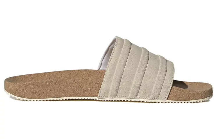 Шлепанцы премиум-класса adidas Adilette Wonder White Cork adidas originals — фото 2