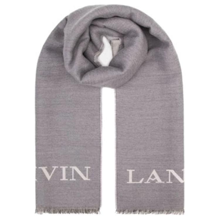 

Lanvin Шарф с логотипом, Gray