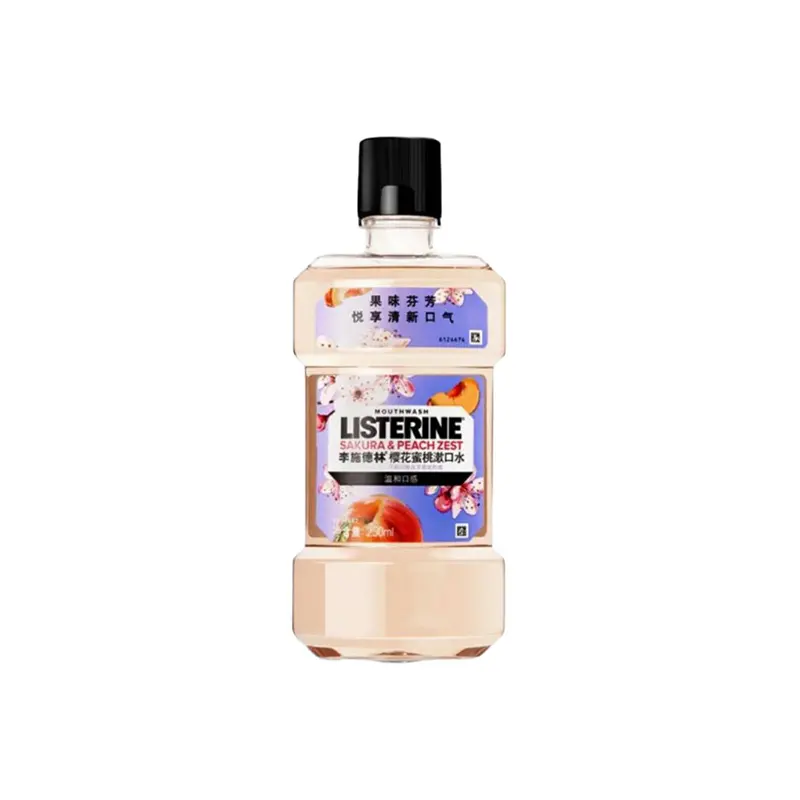 

Listerine Ополаскиватель для полости рта Cherry Blossom Peach, очищающий, 500 мл*3, Mint