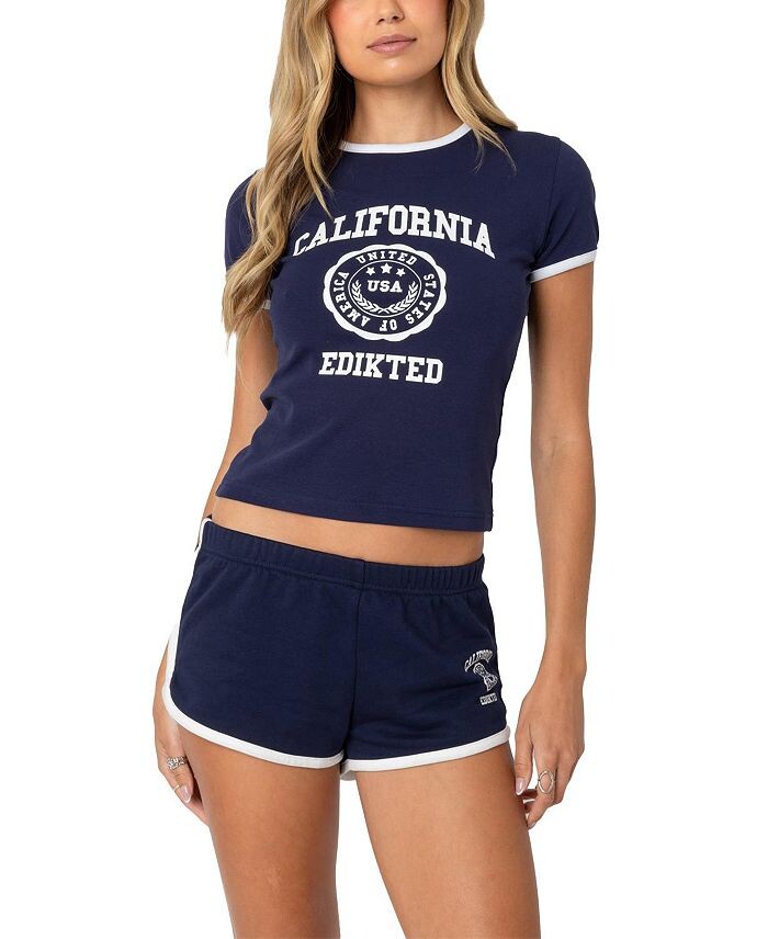 

Футболка Edikted California, синий