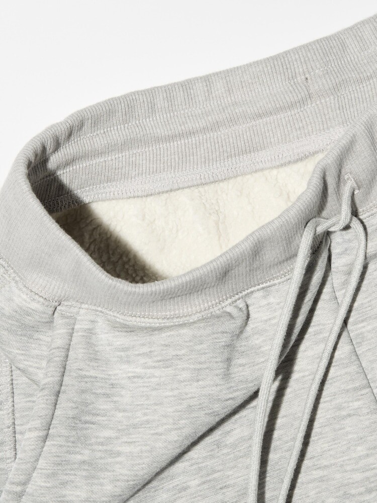 Джоггеры Heattech с флисовой подкладкой Uniqlo, цвет 01 белый — фото 4