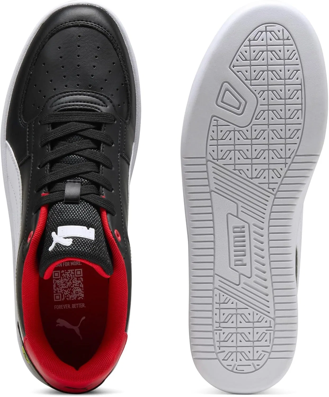 Мужские кроссовки PUMA Ferrari Caven 2.0, Black White — фото 4