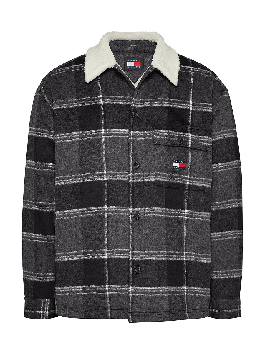 

Межсезонная куртка Tommy Jeans, цвет Grey/Black