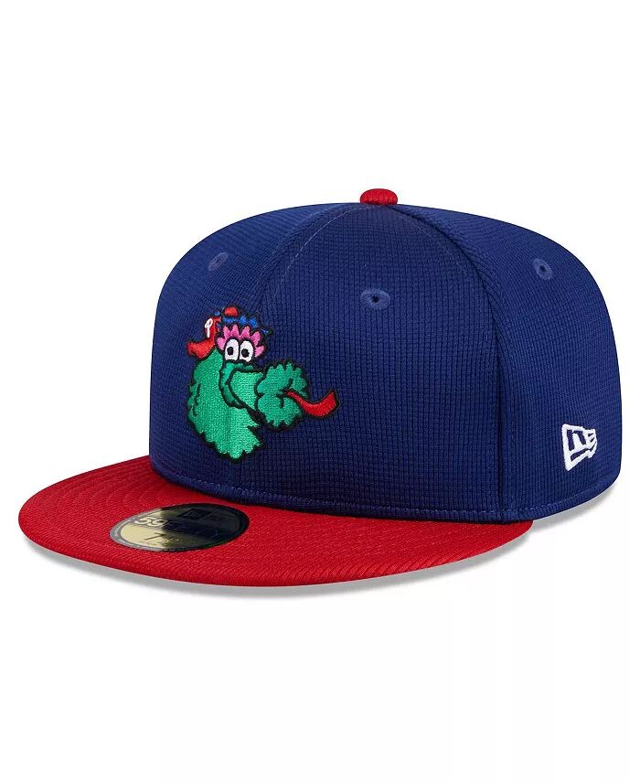 

Мужская кепка темно-синего цвета Philadelphia Phillies 2024 Batting Practice 59FIFTY New Era, синий