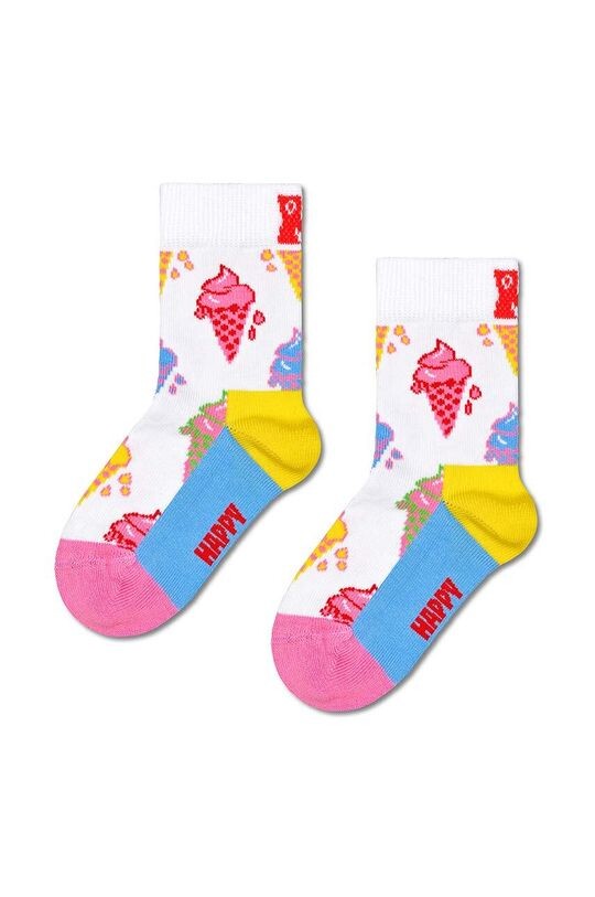 

Happy Socks Детские носки с мороженым, белый