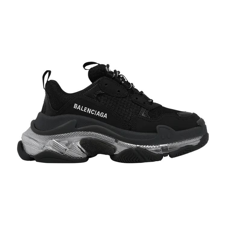 Кроссовки Balenciaga Balenciaga Wmns Triple S Sneaker 'Black Iridescent', черный