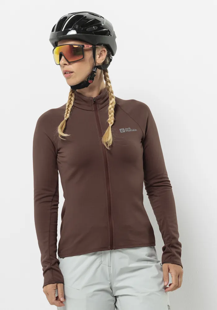 

Флисовая куртка Jack Wolfskin "GRAVEX THERMO FZ W", цвет Dark-Rust