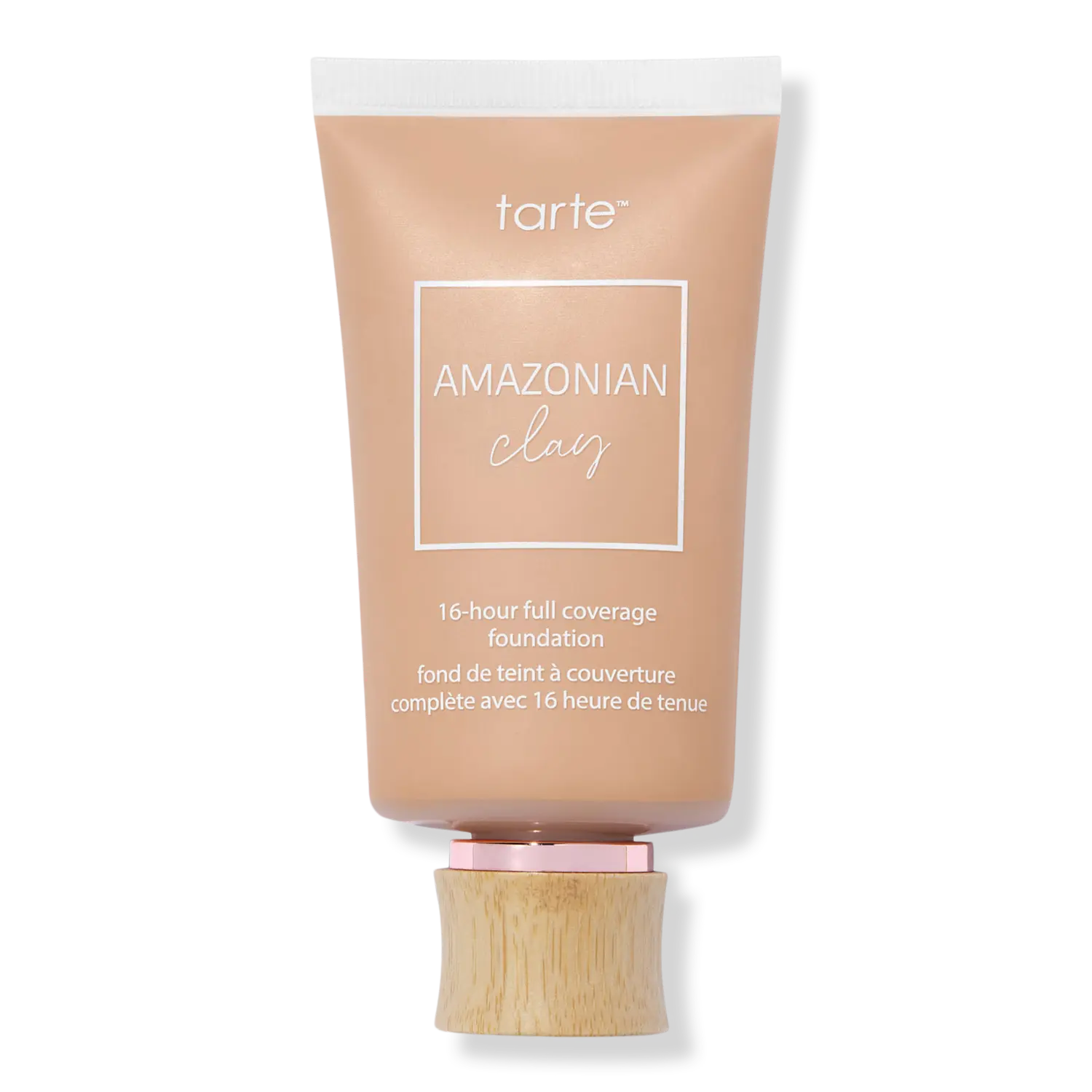 

Тональный крем с амазонской глиной, обеспечивающий 16-часовое покрытие. Tarte, 44S Tan Sand (tan skin with warm, golden undertones)